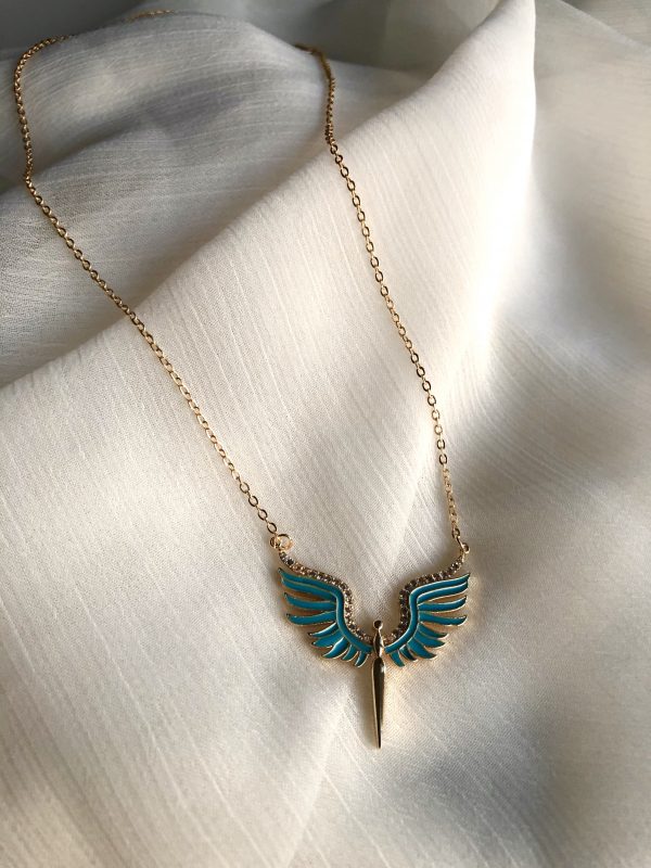 Turkuaz Gold Mikail Kolye