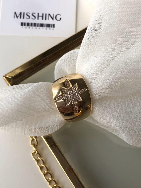 Gold Kutup Yıldız Yüzük