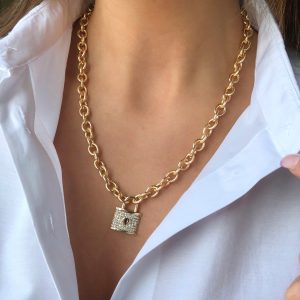 IMG_3532 Kilit Gold Kolye