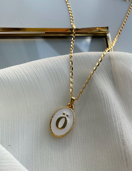 Harf Kolye Altın Kaplama